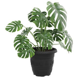 Vidaxl ronde bloempot 24 st zwart ø 30 x 25 cm kunststof