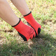 Vidaxl werkhandschoenen 24 st rood en zwart 9 l latexcoating