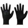 Vidaxl werkhandschoenen 24 st zwart 8 m polyester