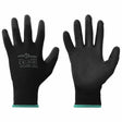 Vidaxl werkhandschoenen 12 st zwart 11 xxl polyester