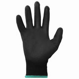 Vidaxl werkhandschoenen 12 st zwart 11 xxl polyester