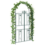 Vidaxl tuin boog groen 115 x 37 x 226 cm staal