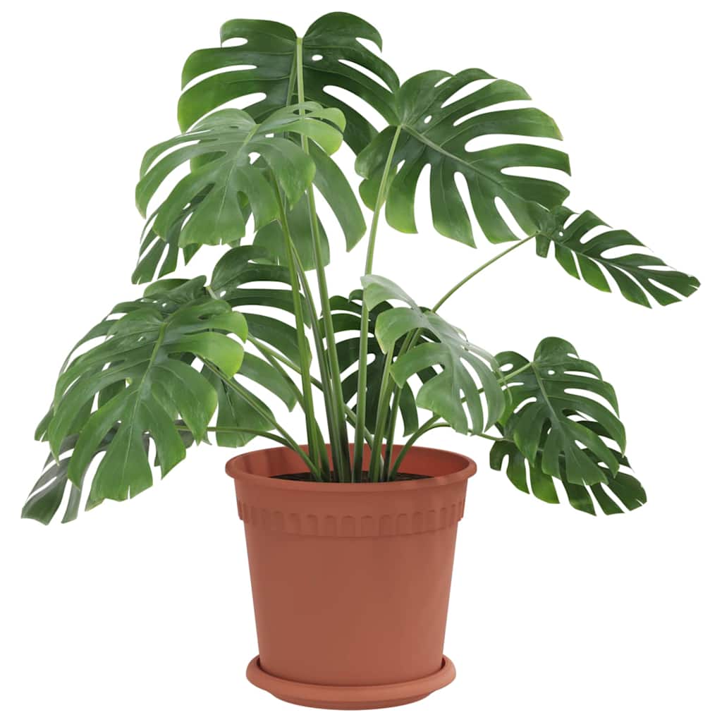 Vidaxl plantenpotten 6 st baksteenrood kunststof