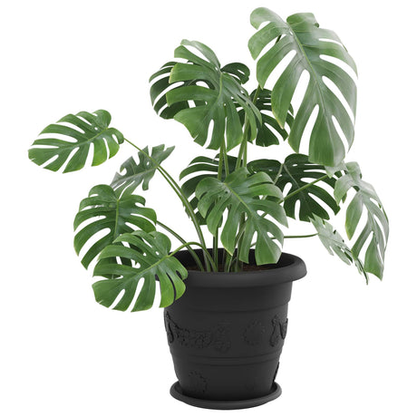 Vidaxl plantenpotten 6 st zwart ø 39 x 32 cm kunststof