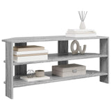 Vidaxl hoektvkast 100 x 40,5 x 45 cm grijs sonoma bewerkt hout