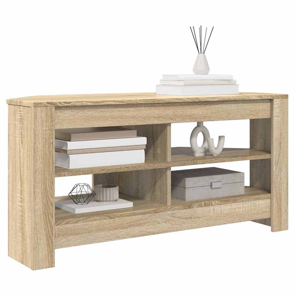 Vidaxl hoektvkast 102 x 41 x 50 cm sonoma eiken bewerkt hout