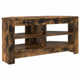 Vidaxl hoektvkast 102 x 41 x 50 cm gerookt eiken bewerkt hout