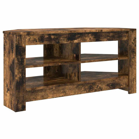 Vidaxl hoektvkast 102 x 41 x 50 cm gerookt eiken bewerkt hout