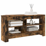 Vidaxl hoektvkast 102 x 41 x 50 cm gerookt eiken bewerkt hout