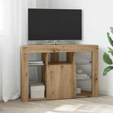 Vidaxl hoek led tv kast 100x40x68cm artisan eiken bewerkt hout