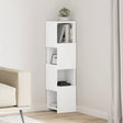 Vidaxl hoekkast 25,5x25x102cm bewerkt hout