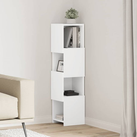 Vidaxl hoekkast 25,5x25x102cm bewerkt hout