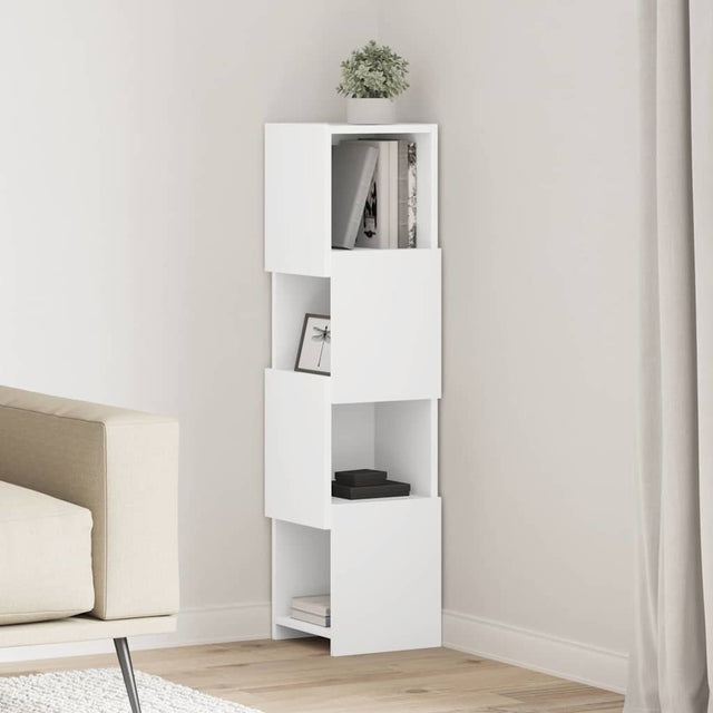 Vidaxl hoekkast 25,5x25x102cm bewerkt hout