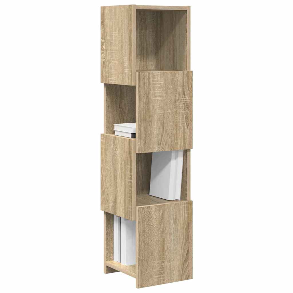 Vidaxl hoekkast 25,5x25x102cm bewerkt hout sonoma eiken