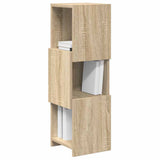 Vidaxl hoekkast 25,5x25x80cm bewerkt hout sonoma eiken