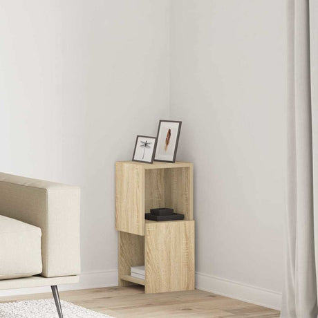 Vidaxl hoekkast 25,5x25x55cm bewerkt hout sonoma eiken