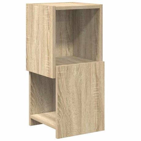 Vidaxl hoekkast 25,5x25x55cm bewerkt hout sonoma eiken