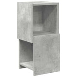 Vidaxl hoekkast 25,5x25x55cm bewerkt hout beton grijs