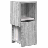 Vidaxl hoekkast 25,5x25x55cm bewerkt hout grijs sonoma