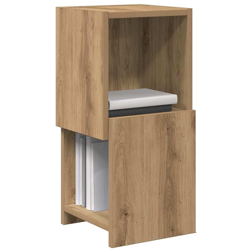 Vidaxl hoekkast 25,5x25x55cm bewerkt hout artisan eiken