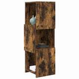 Vidaxl hoekkast 30,5x30x95cm bewerkt hout gerookt eiken