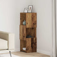 Vidaxl hoekkast 30,5x30x95cm bewerkt hout oudhout