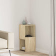 Vidaxl hoekkast 30,5x30x65cm bewerkt hout sonoma eiken