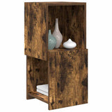 Vidaxl hoekkast 30,5x30x65cm bewerkt hout gerookt eiken