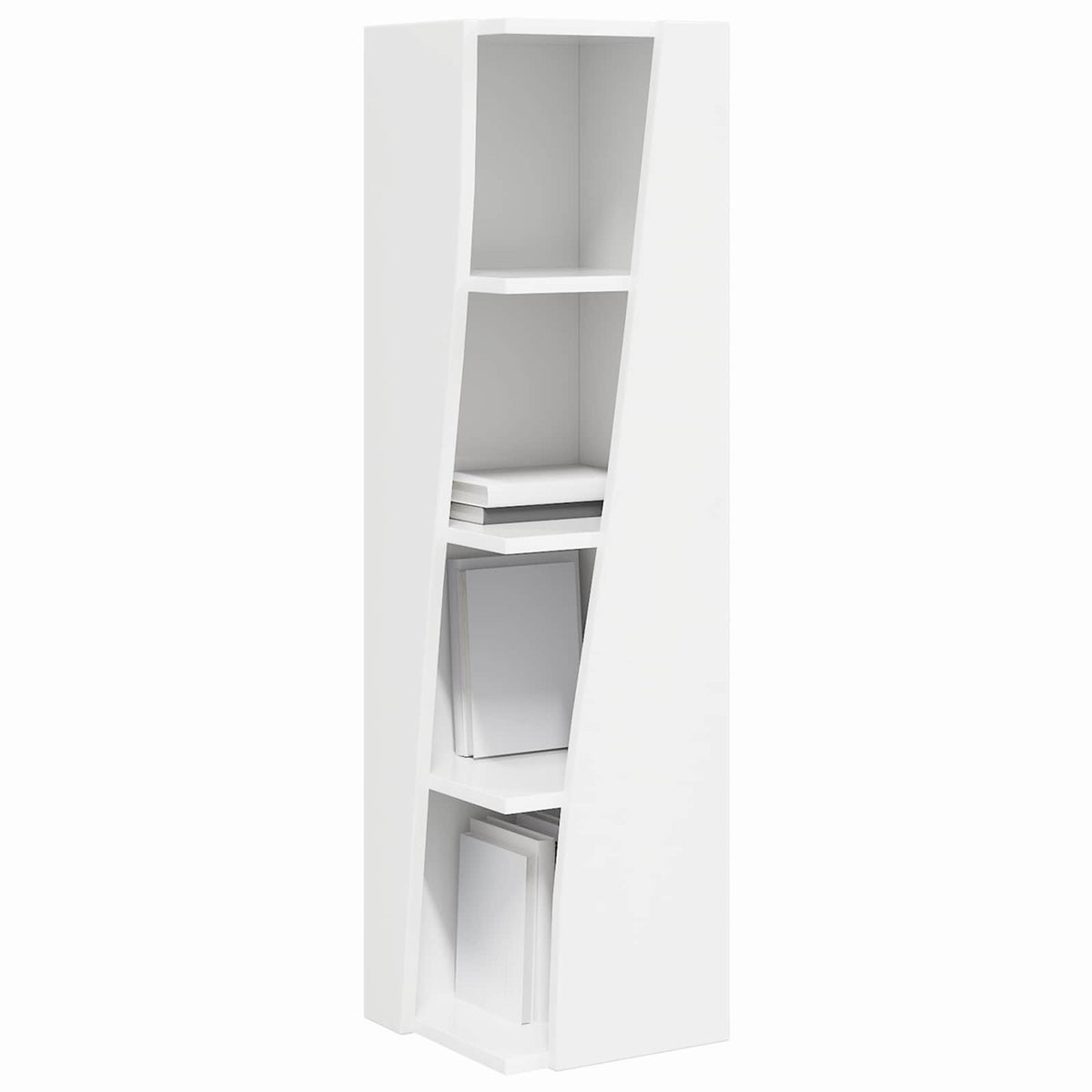 Vidaxl hoekkast 27,5x27x102cm bewerkt hout