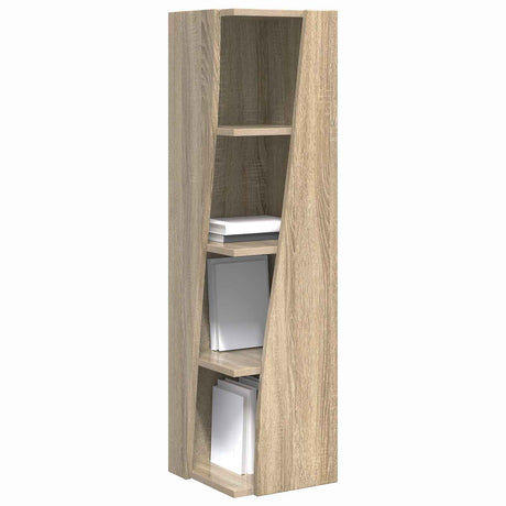 Vidaxl hoekkast 27,5x27x102cm bewerkt hout sonoma eiken