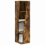 Vidaxl hoekkast 27,5x27x102cm bewerkt hout gerookt eiken