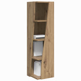 Vidaxl hoekkast 27,5x27x102cm bewerkt hout artisan eiken