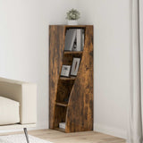 Vidaxl hoekkast 32x32x102cm bewerkt hout gerookt eiken