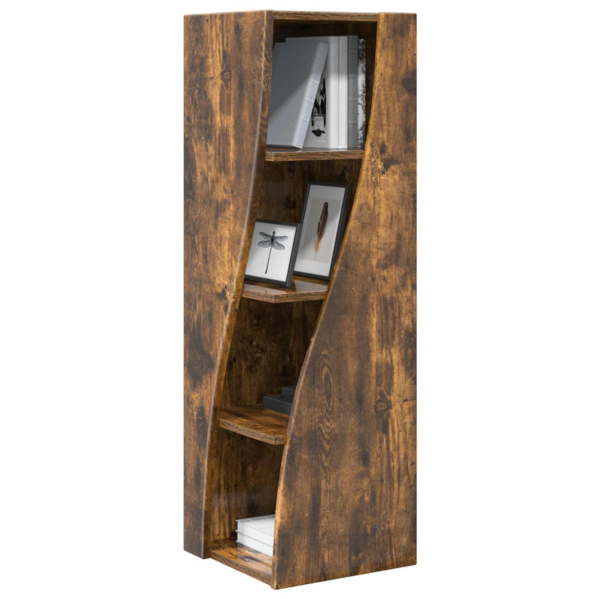 Vidaxl hoekkast 32x32x102cm bewerkt hout gerookt eiken