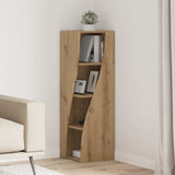 Vidaxl hoekkast 32x32x102cm bewerkt hout artisan eiken
