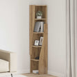 Vidaxl hoekkast 27,5x27x140cm bewerkt hout artisan eiken