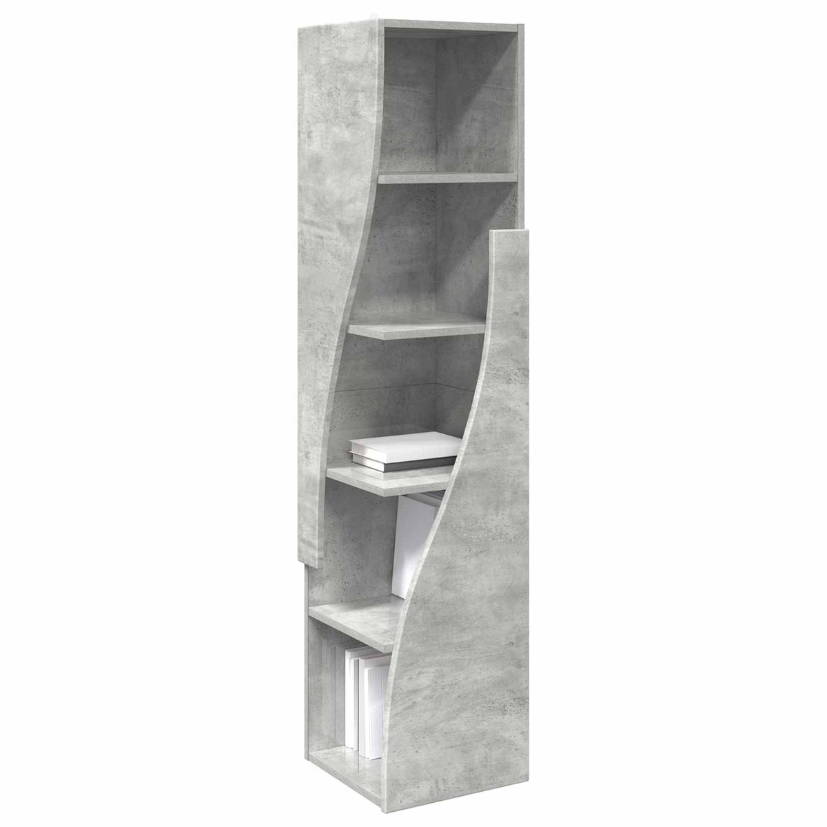 Vidaxl hoekkast 32x32x140cm bewerkt hout beton grijs