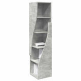 Vidaxl hoekkast 32x32x140cm bewerkt hout beton grijs