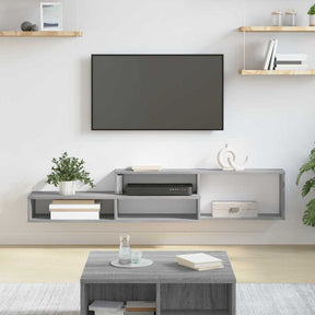Vidaxl tv-stand 150x25x28,5cm bewerkt hout