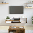 Vidaxl tv-stand 120x25x28,5cm bewerkt hout