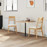 Vidaxl eettafelstoelen 2 st massief rubberhout naturel 43 x 54 x 89 cm