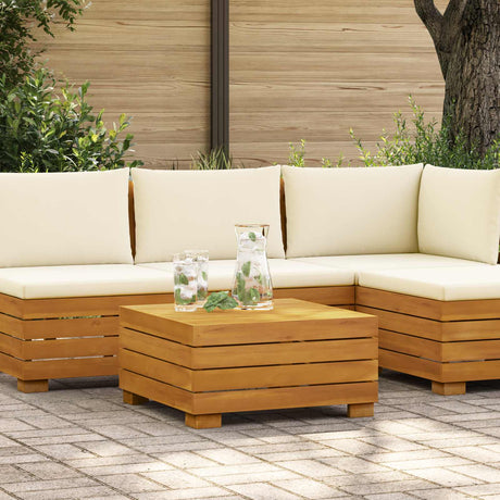 Vidaxl tuin bijzettafel massief acaciahout bruin 60 x 60 x 30 cm