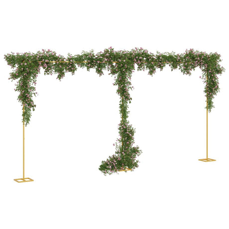 Vidaxl trouwrand goud 657 x 35 x 300 cm staal