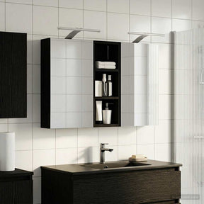Vidaxl badkamerkastenset 3 st 80 x 10,5 x 50 cm bewerkt hout