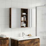 Vidaxl badkamerkastenset 3 st 110 x 10,5 x 60,5 cm bewerkt hout