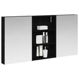 Vidaxl badkamerkastenset 3 st 120 x 10,5 x 60,5 cm bewerkt hout
