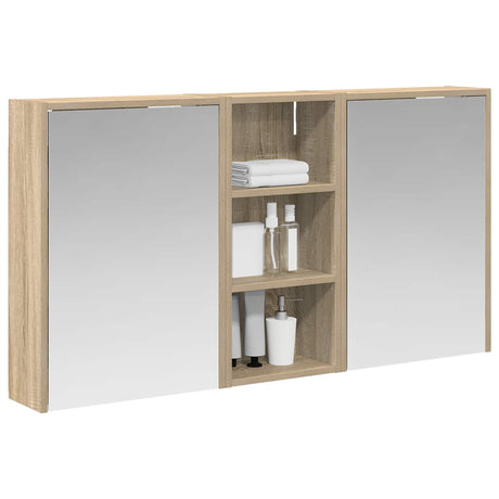 Vidaxl badkamerkastenset 3 st 116 x 16 x 62,5 cm bewerkt hout