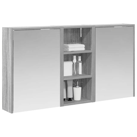 Vidaxl badkamerkastenset 3 st 116 x 16 x 62,5 cm bewerkt hout