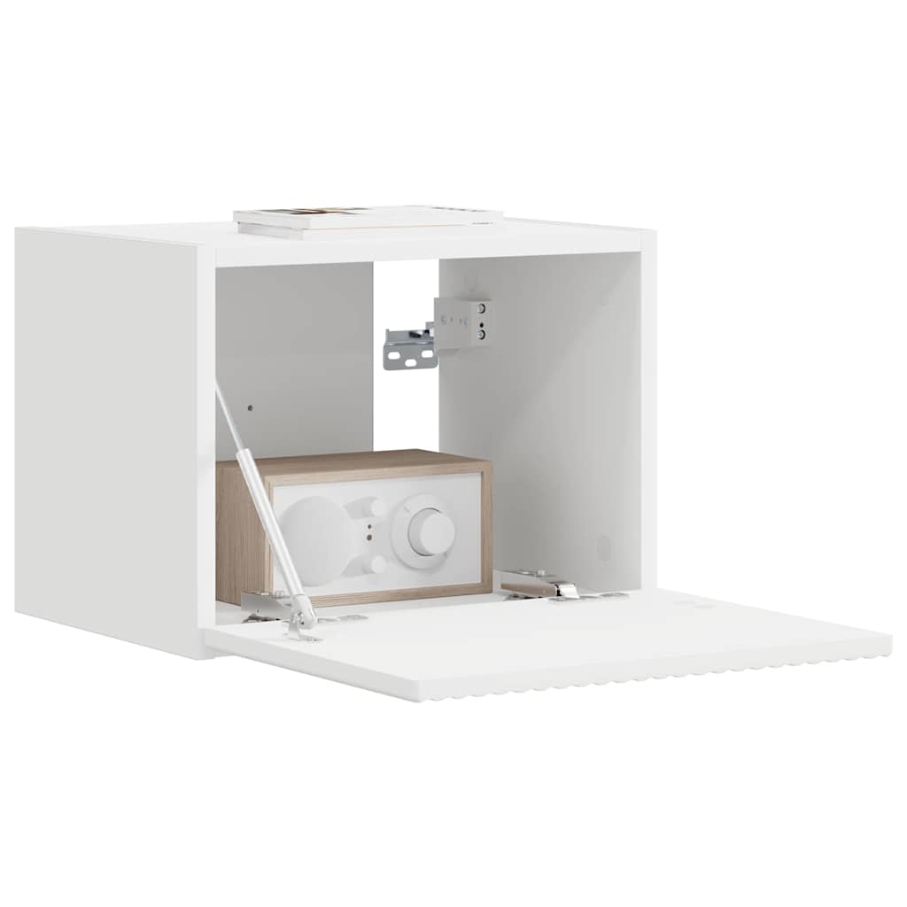 Vidaxl tv wandkast 39 x 31 x 29,5 cm wit bewerkt hout