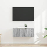 Vidaxl tv wandkast 2 st grijs sonoma bewerkt hout
